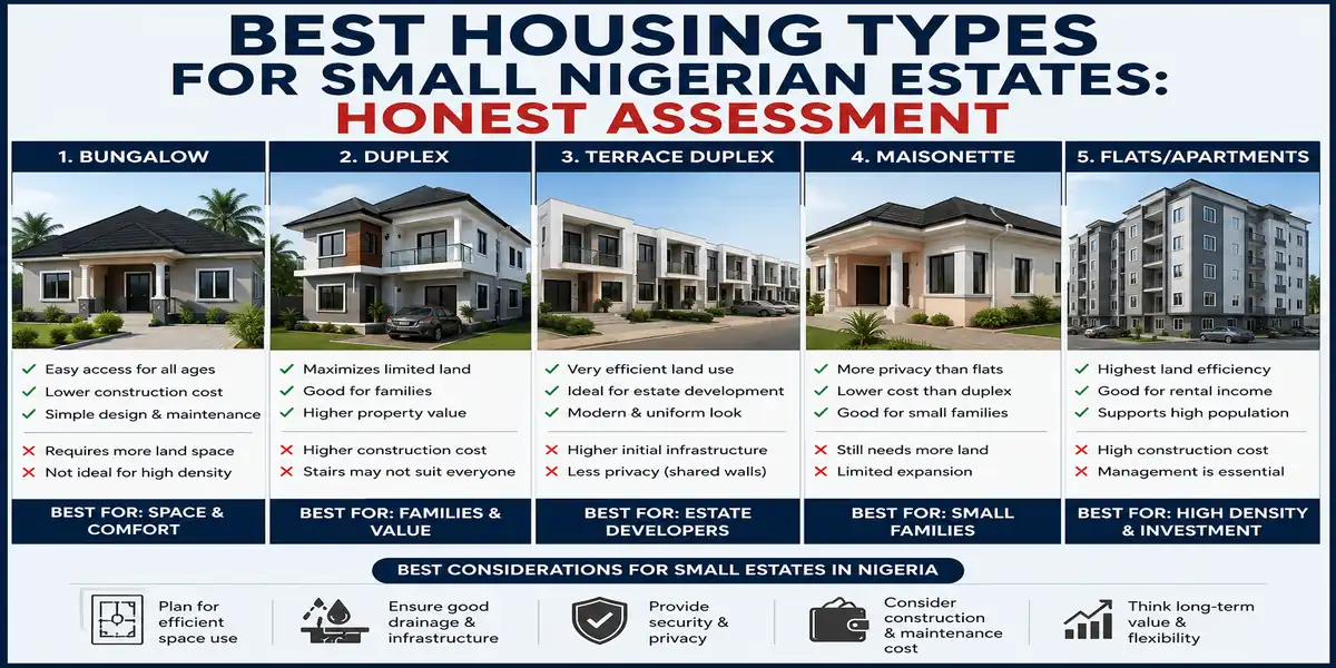 Best Housing Types for Small Nigerian Estates: Honest Assessment