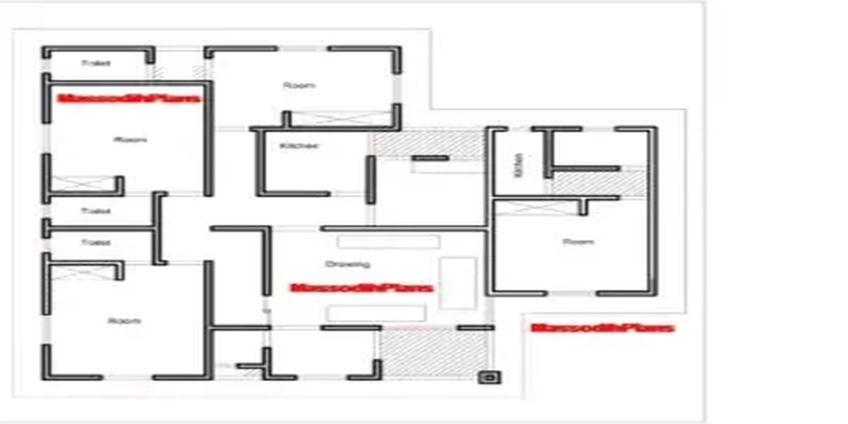 How to Draw a 3 Bedroom Floor Plan in a Small Plot
