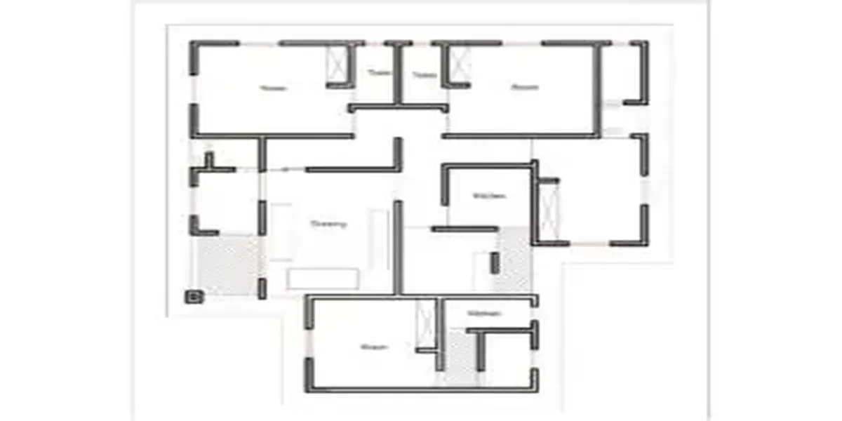 Modern Nigerian House Plan for a 30x60 Plot in Ibadan
