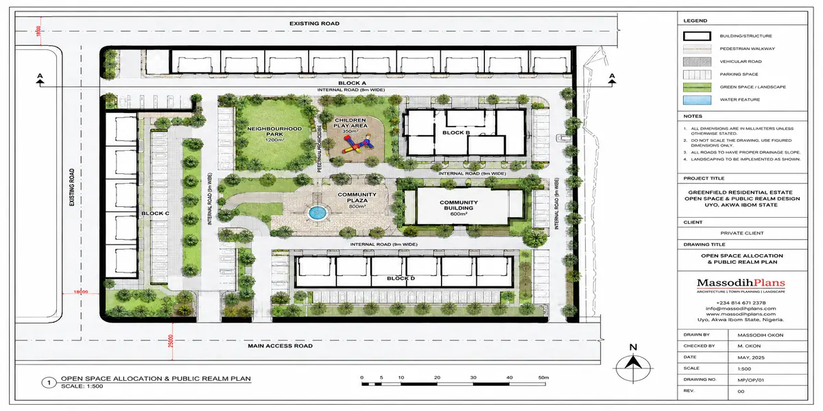 Open Space Allocation and Public Realm Design