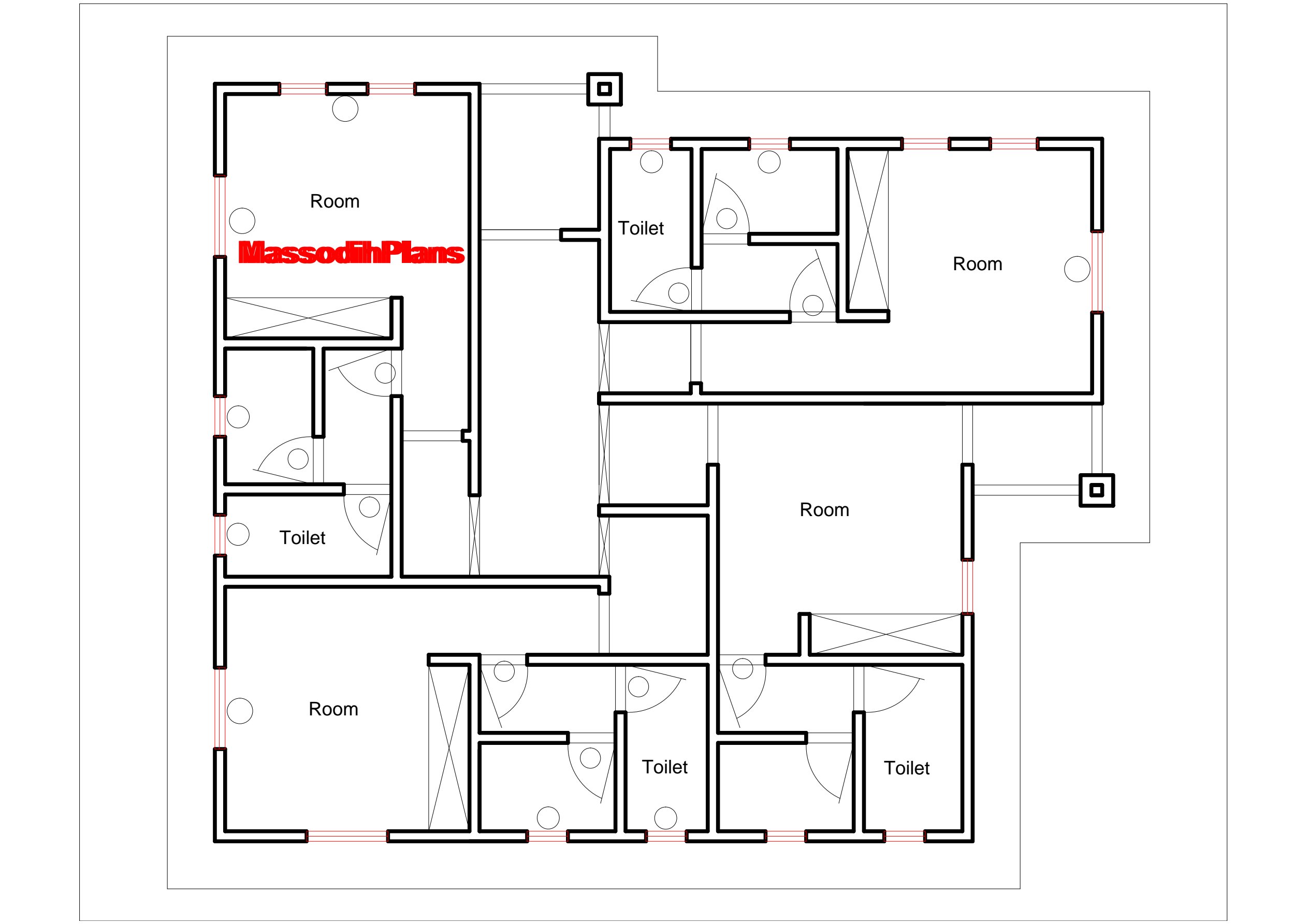Modern duplex building in Kano Nigeria with realistic cost efficient design