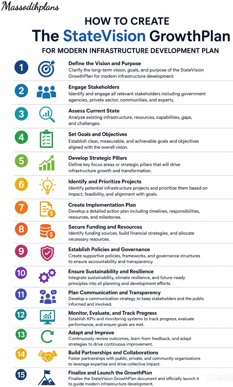 The Proposed StateVision GrowthPlan for Modern Infrastructure Development