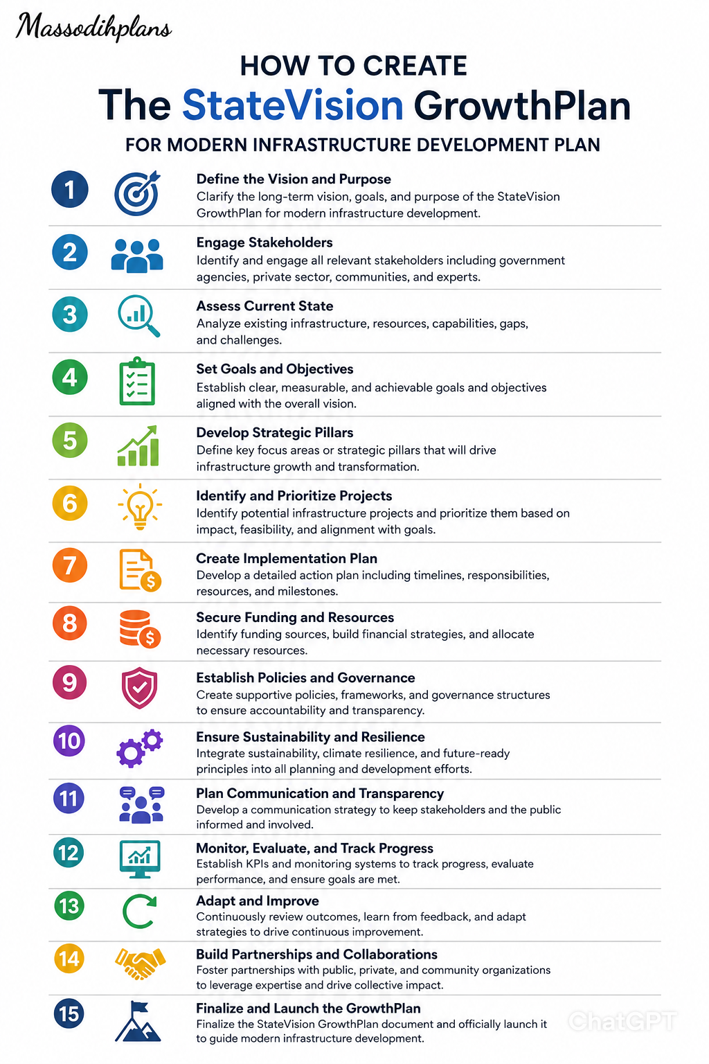 The Proposed StateVision GrowthPlan for Modern Infrastructure Development