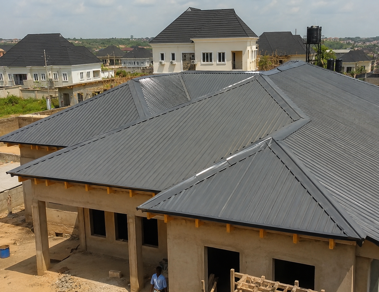 Cost of Roofing a small house in Abuja-Nigeria now