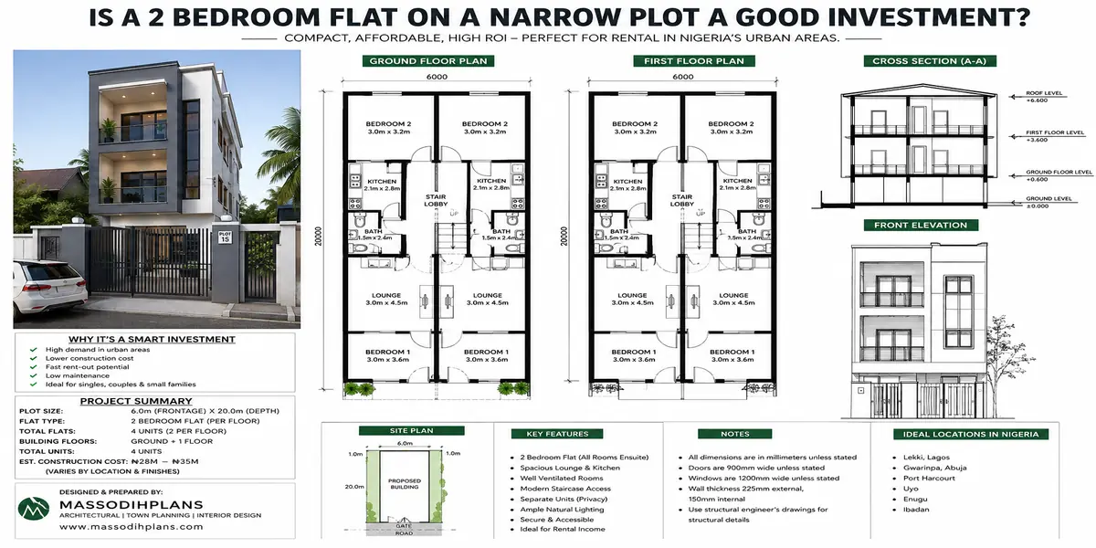 Is a 2 Bedroom Flat on a Narrow Plot a Good Investment