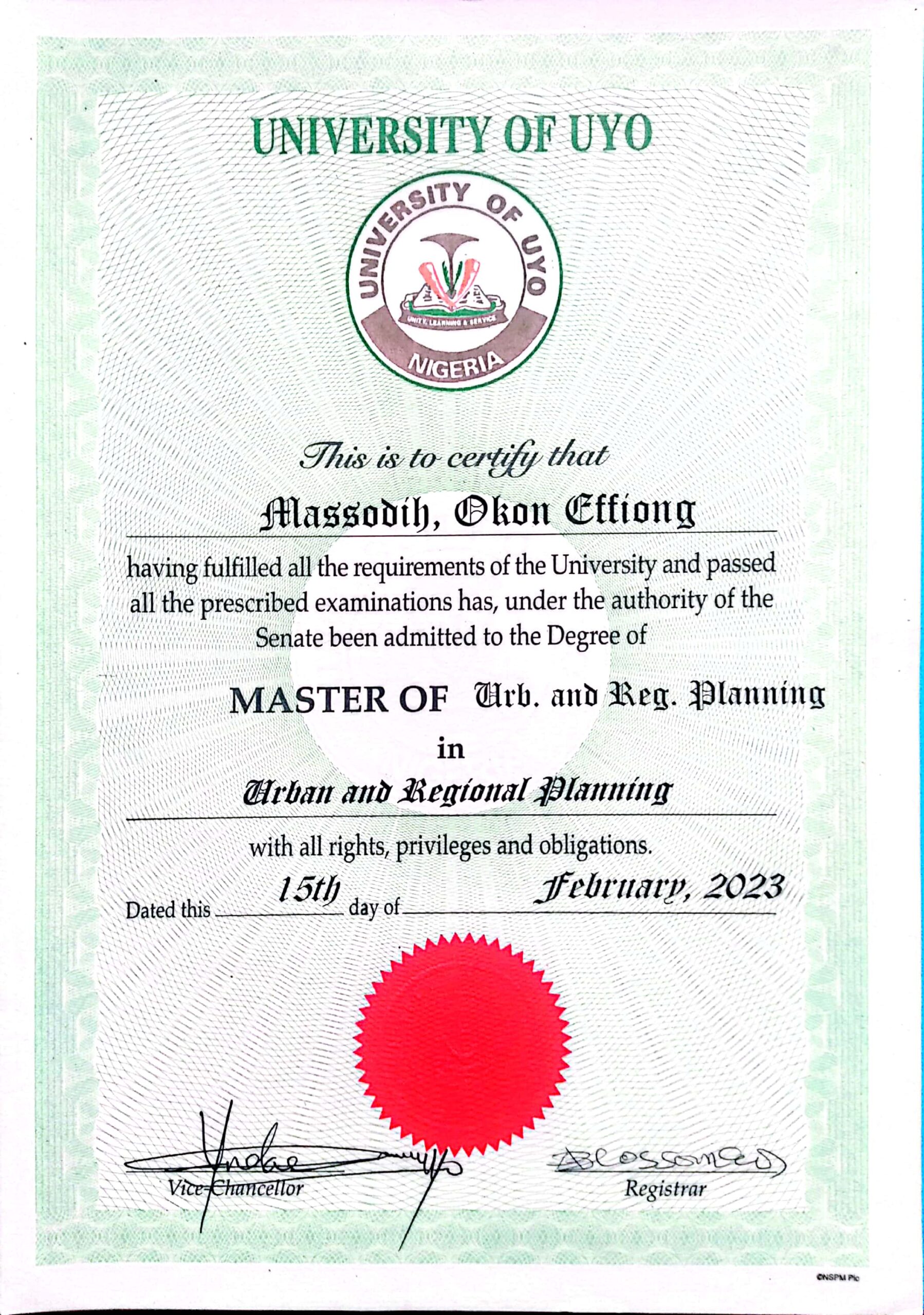 Massodih Masters (MURP)