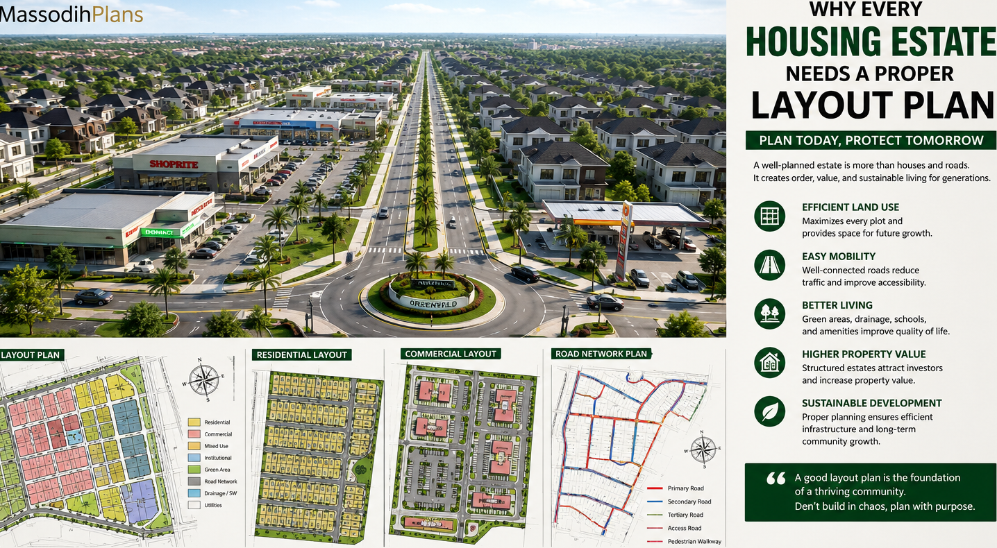 Housing Estate Layout Plan