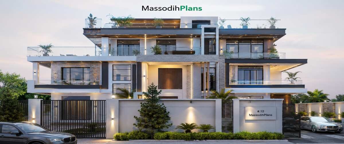 Luxury 5 Bedroom Duplex Plan With Penthouse in Nigeria