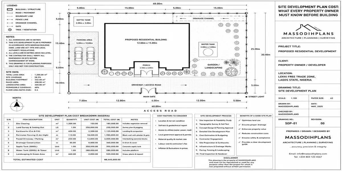 Site Development Plan Cost: What Every Property Owner Must Know Before Building