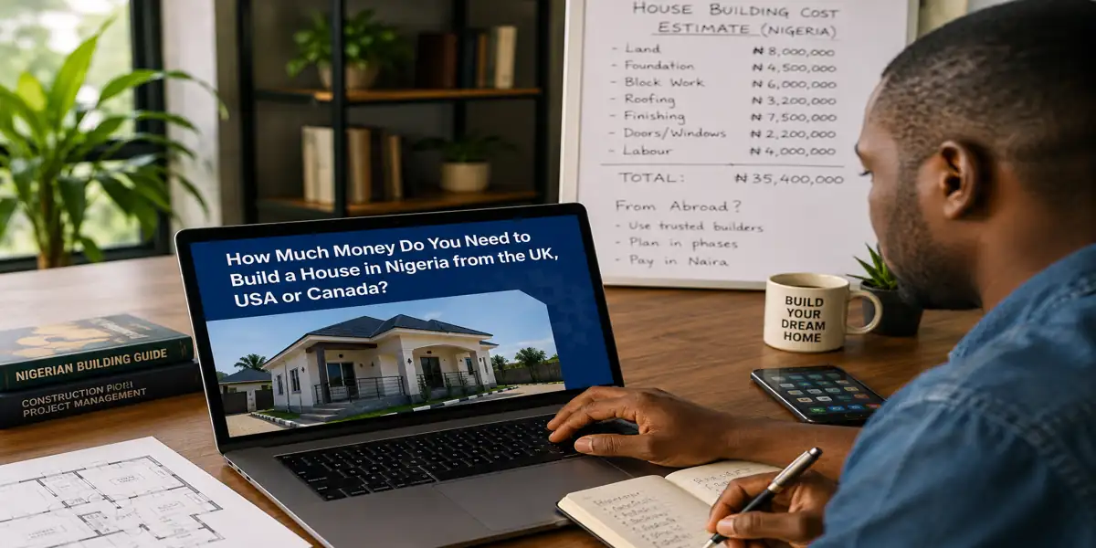 How Much Money Do You Need to Build a House in Nigeria from the UK, USA or Canada?