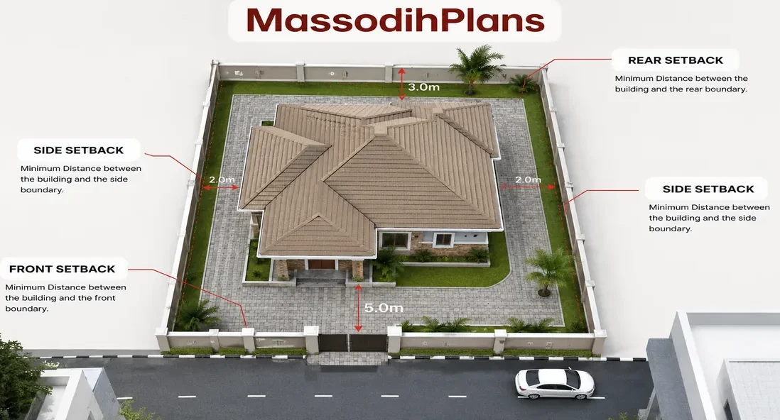 Land Use Act and Building Development in Nigeria: What Every Landowner Should Know. See setback standard for Building