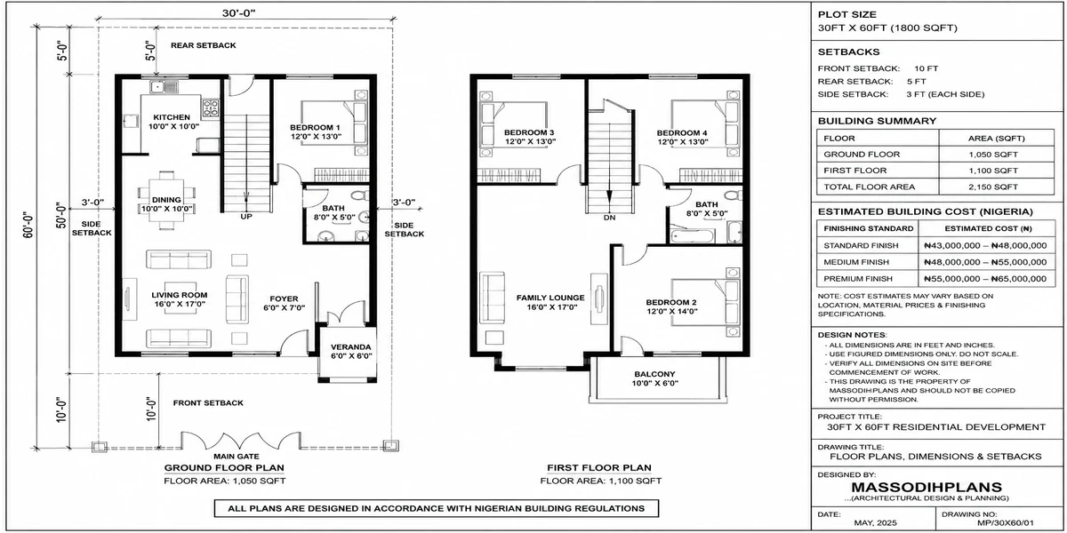 30x60 house plans