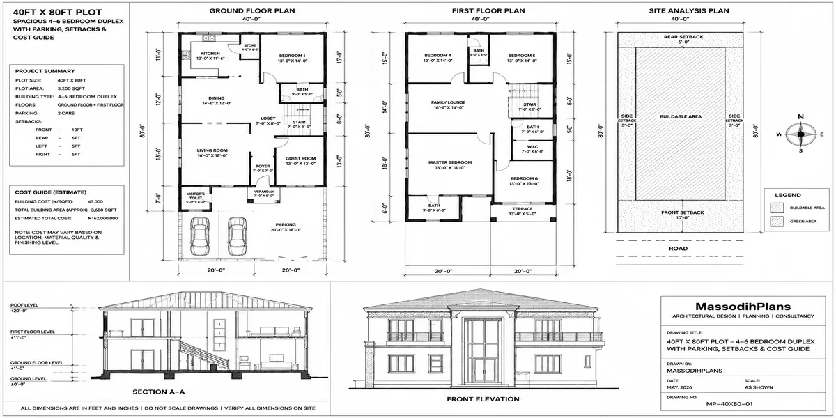 40x80 house plans