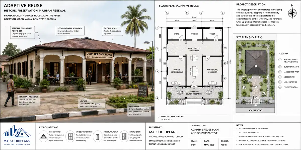 Adaptive Reuse in Urban Renewal Plan