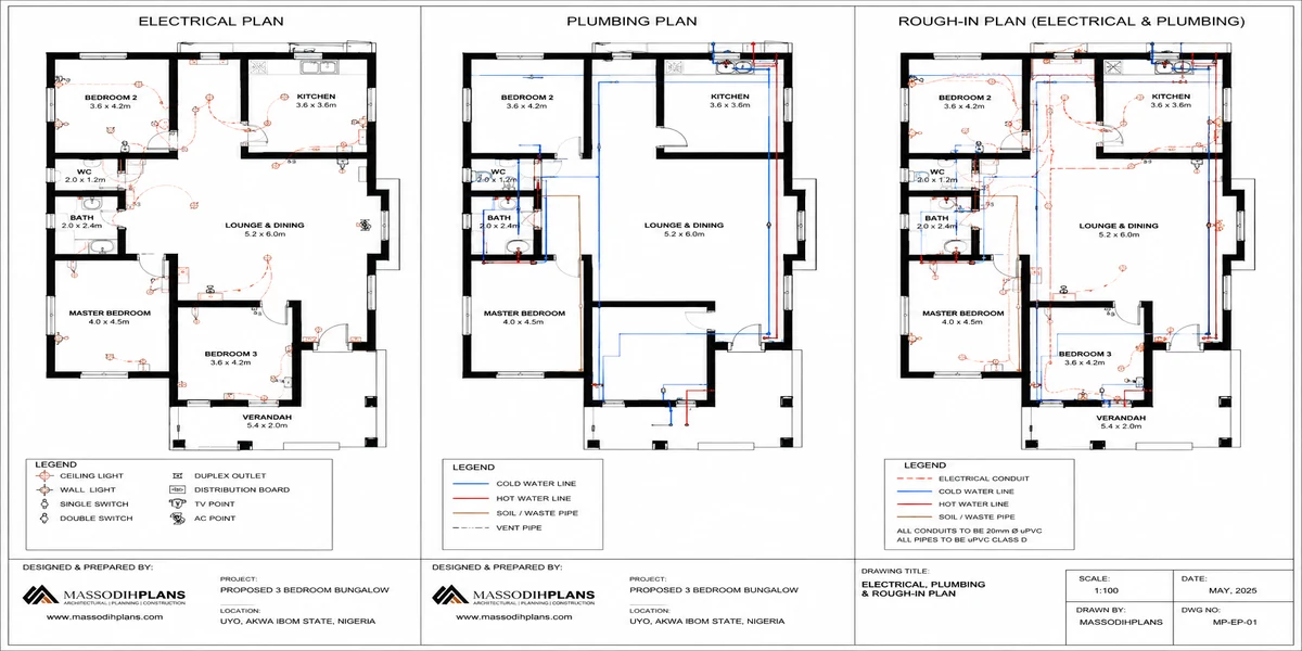Electrical and Plumbing Plan