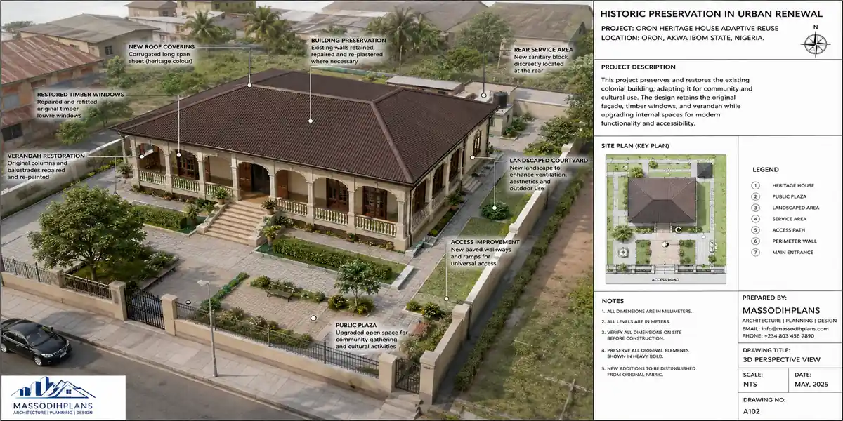 Historic Preservation Model in Oron, Akwa Ibom: Urban Planning & Urban Design