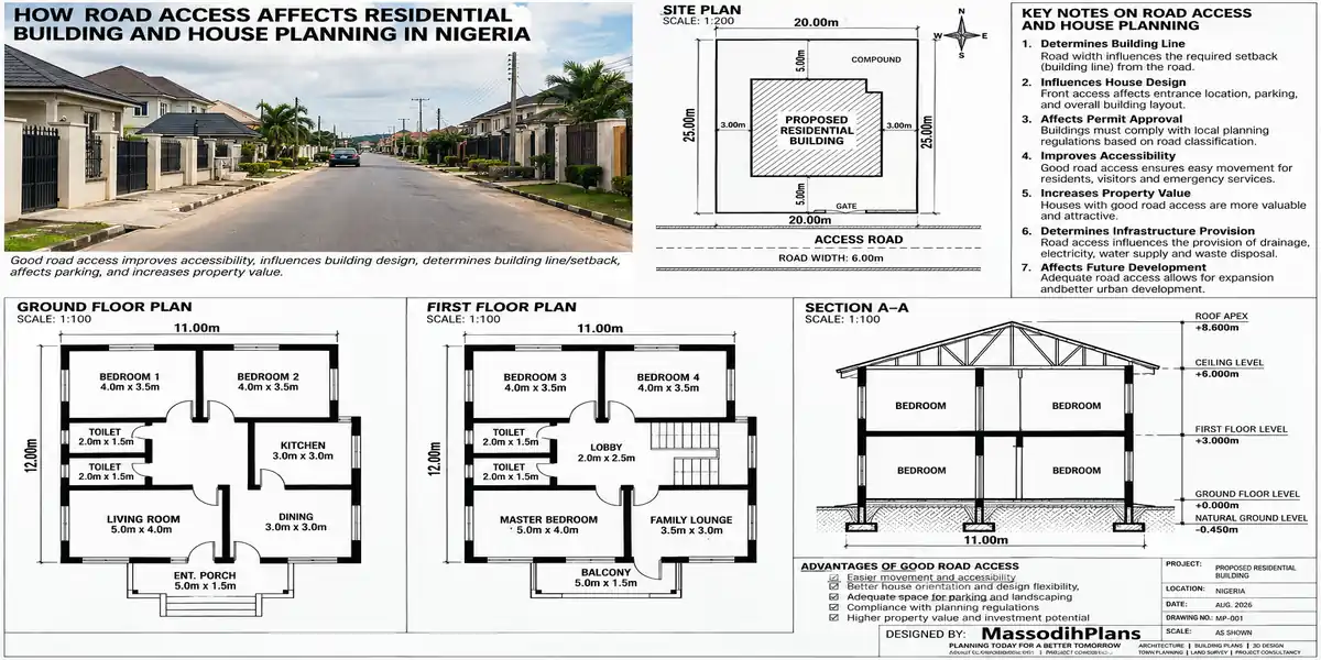 How Road Access Affects Residential Building and House Planning in Nigeria