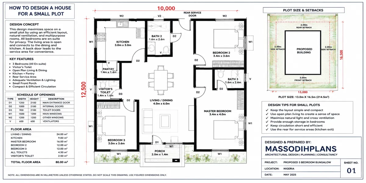 How to Design a House for a Small Plot