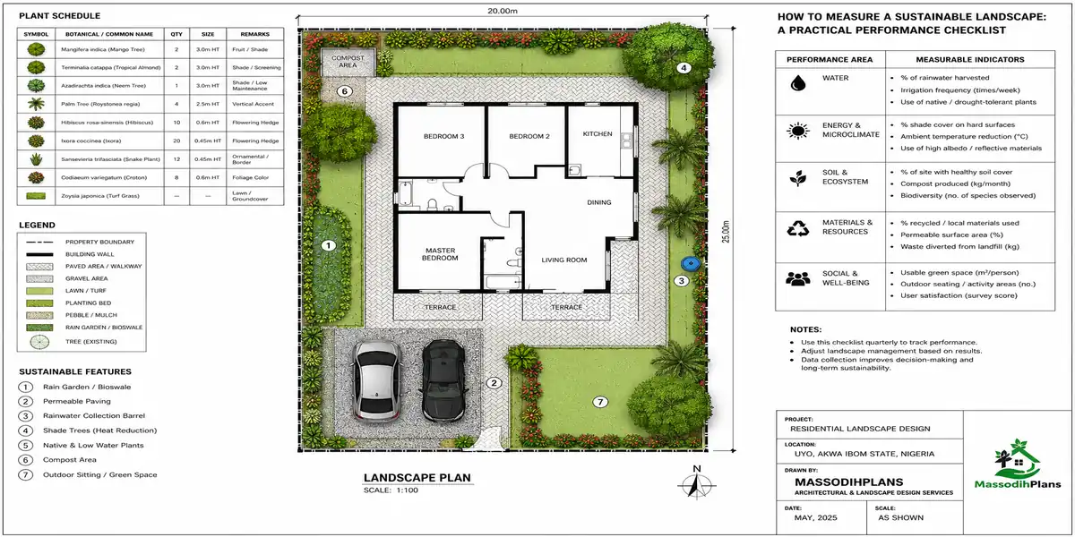 How to Measure a Sustainable Landscape A Practical Performance Checklist