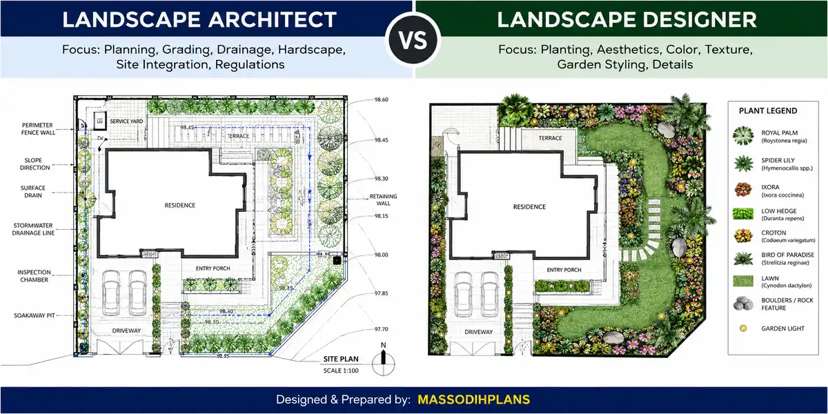 Landscape Architect vs Landscape Designer