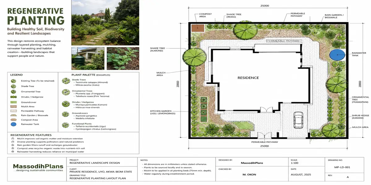 Sustainable Landscaping: Complete Guide to Xeriscaping: Regenerative Planting Plan Building Healthy Soil, Biodiversity and Resilient Landscapes
