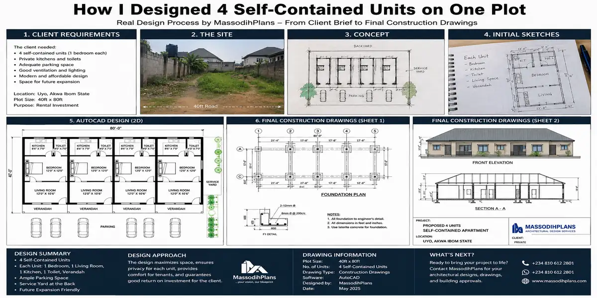 Self contained House plans design