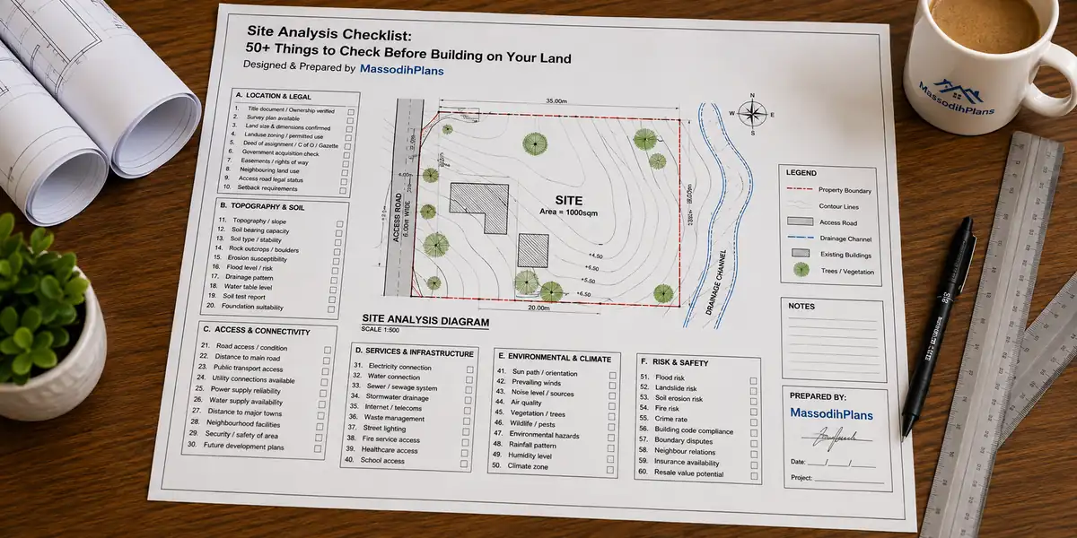 Site Analysis Checklist: 50+ Things to Check Before Building on Your Land