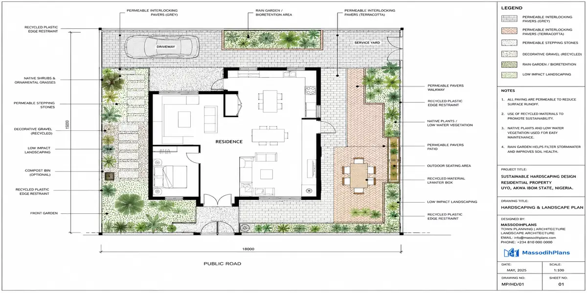 Sustainable Landscaping, Complete Guide to Xeriscaping: Hardscaping Permeable Paving, Recycled Materials and Low-Impact Outdoor Surfaces