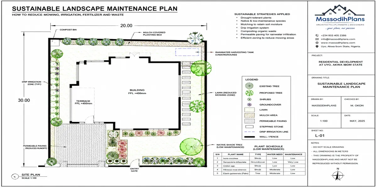 Sustainable Landscape Maintenance How to Reduce Mowing, Irrigation, Fertilizer and Waste: Sustainable Landscaping: Complete Guide to Xeriscaping, Landscape Lighting