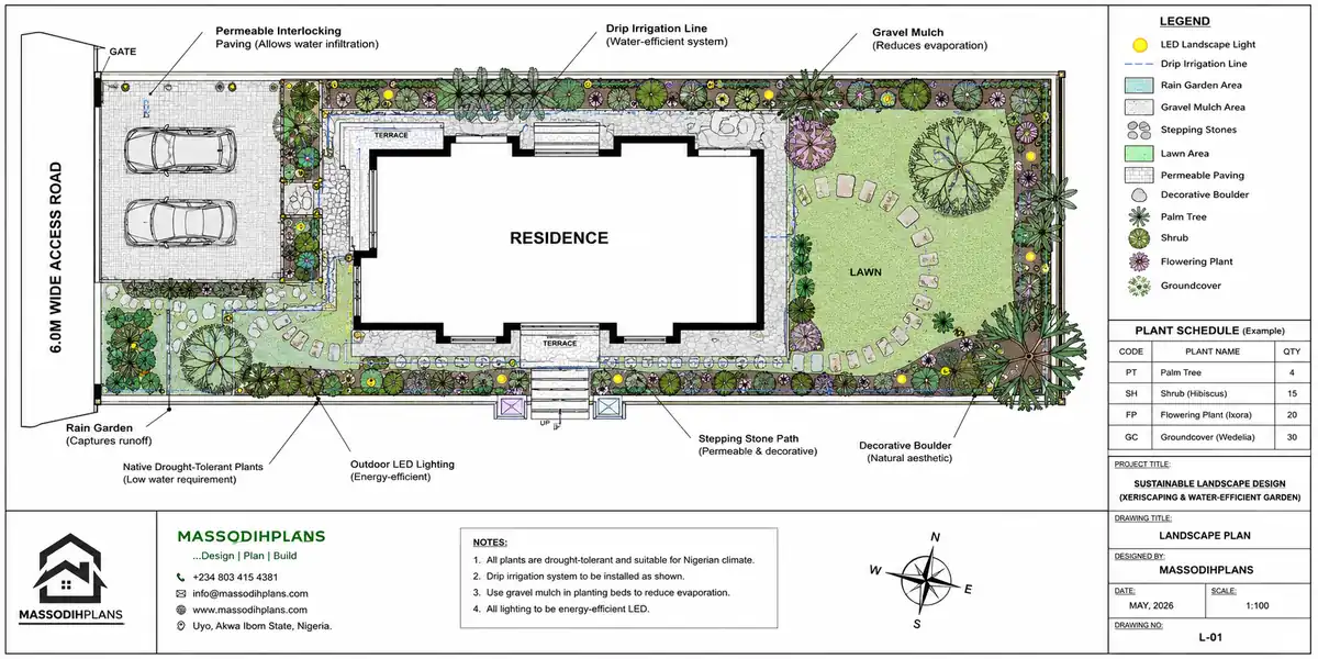 Sustainable Landscape Plan Design