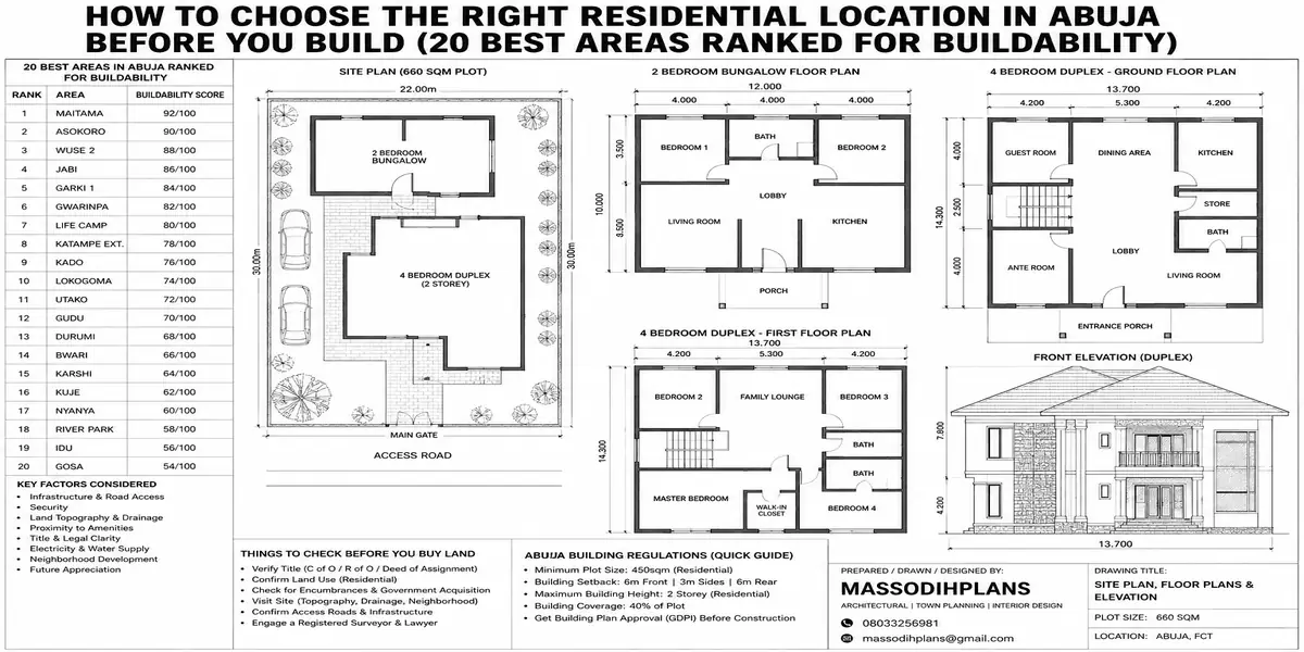 How to Choose the Right Residential Location in Abuja Before You Build