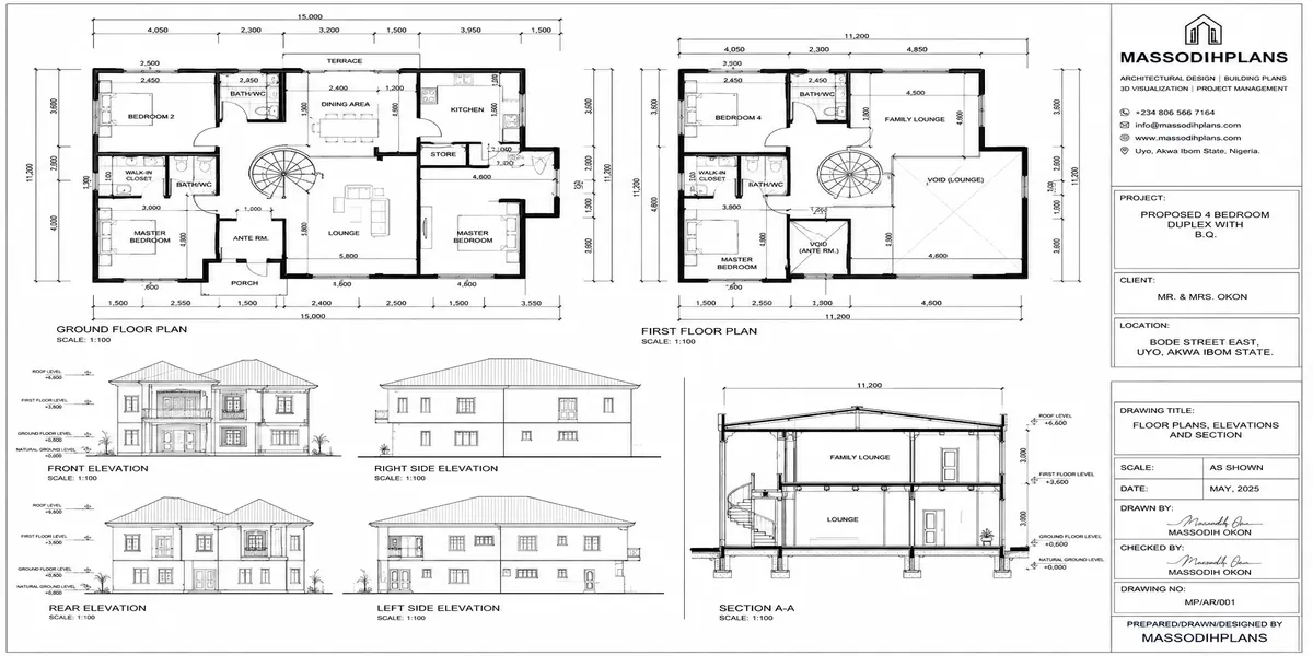 Architectural Design and Drafting Services for House Plans, Building Plans and 3D