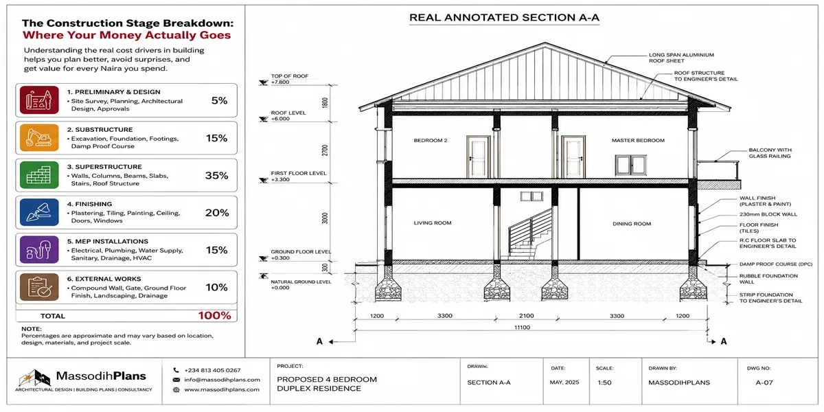 construction stage breakdown