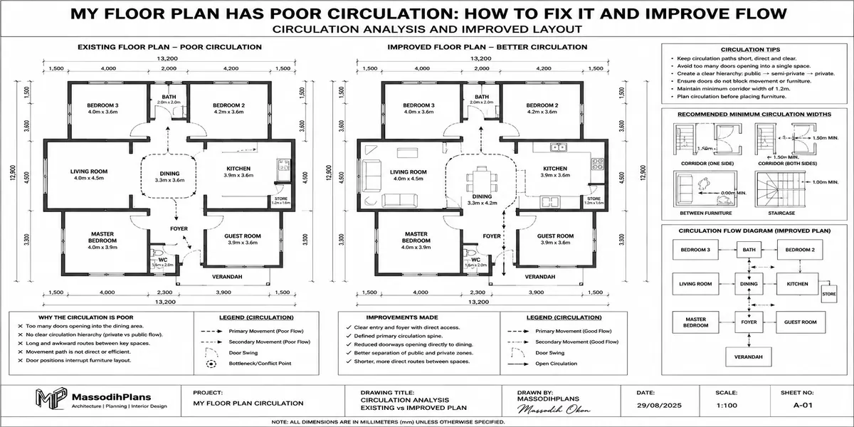 My Floor Plan Has Poor Circulation: How to Fix It and Improve Flow