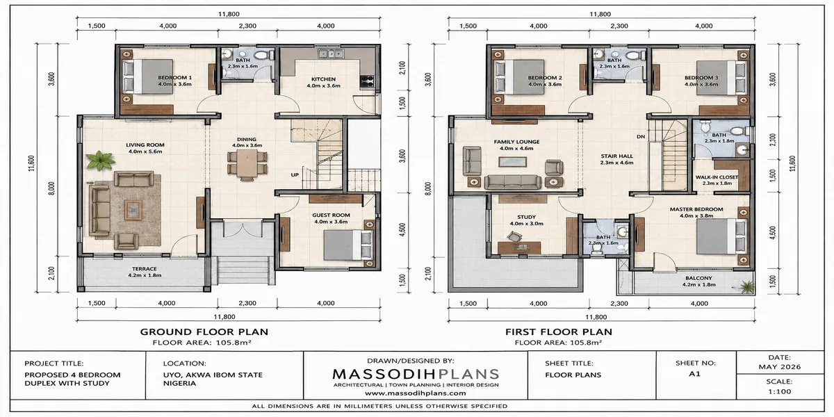 floor plans for 2 bed