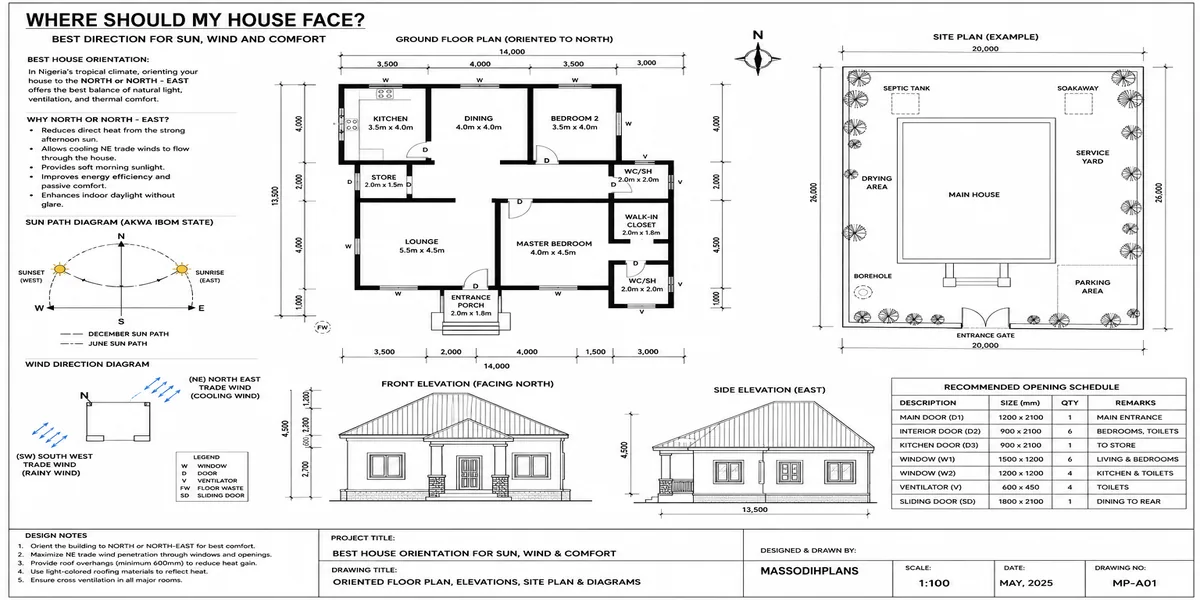 Where Should My House Face? Best Direction for Sun, Wind and Comfort