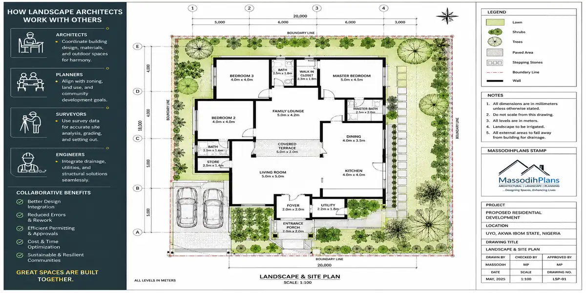 How Landscape Architects Work With Architects, Planners, Surveyors and Engineers