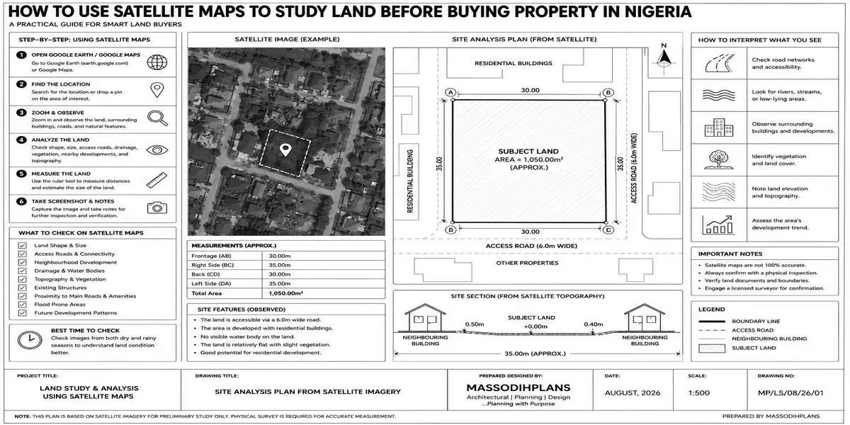 How to Use Satellite Maps to Study Land Before Buying Property in Nigeria