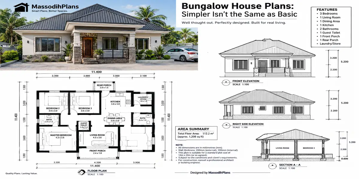 Bungalow House Plans: Simpler Isn't the Same as Basic