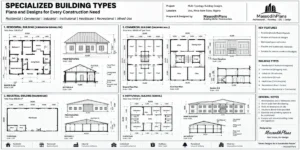 Specialized Building Types Plans and Designs for Every Construction Need