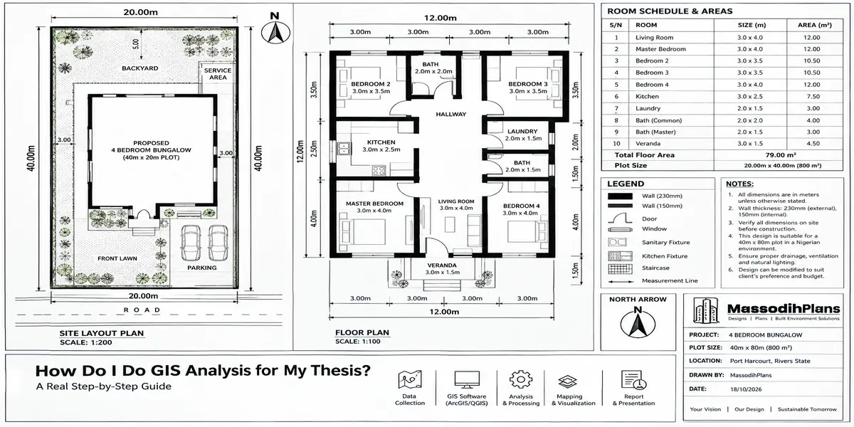 how to do GIS analysis for thesis