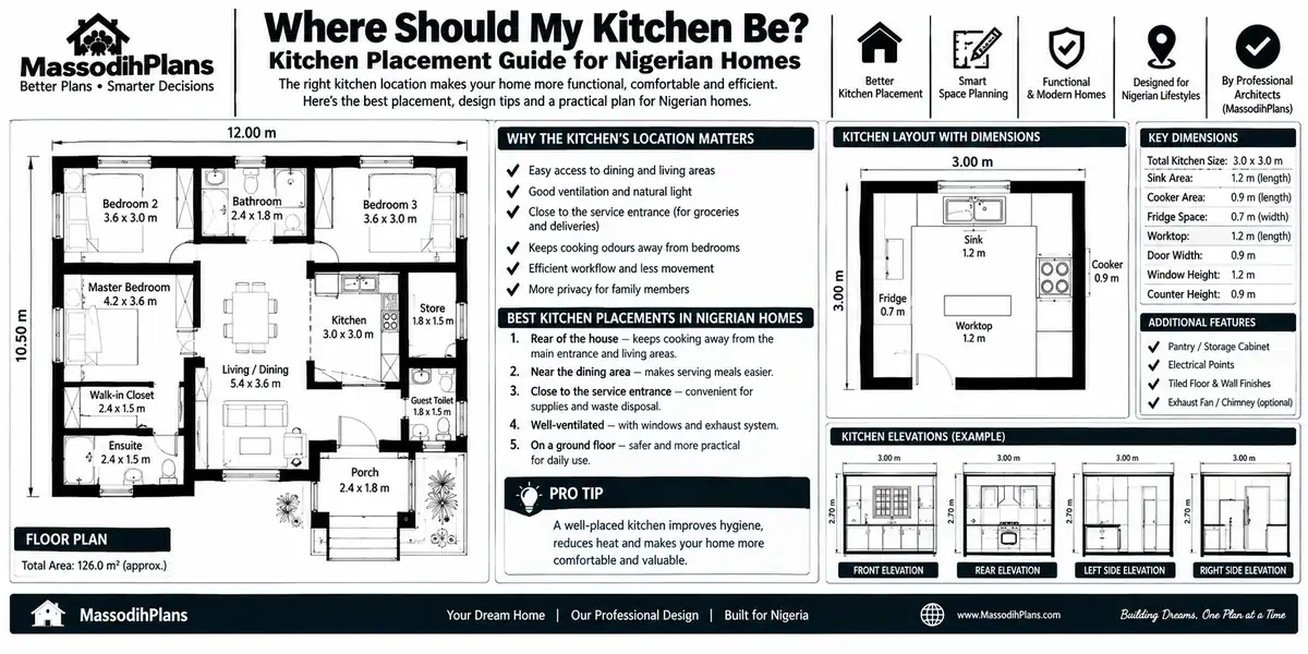 Where Should My Kitchen Be? Kitchen Placement Guide for Nigerian Homes