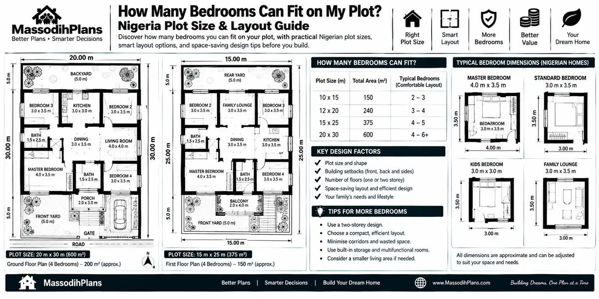 How Many Bedrooms Can Fit on My Plot? Nigeria Plot Size & Layout Guide