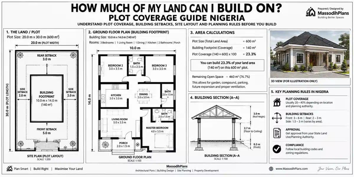 How Much of My Land Can I Build On? Plot Coverage Guide Nigeria